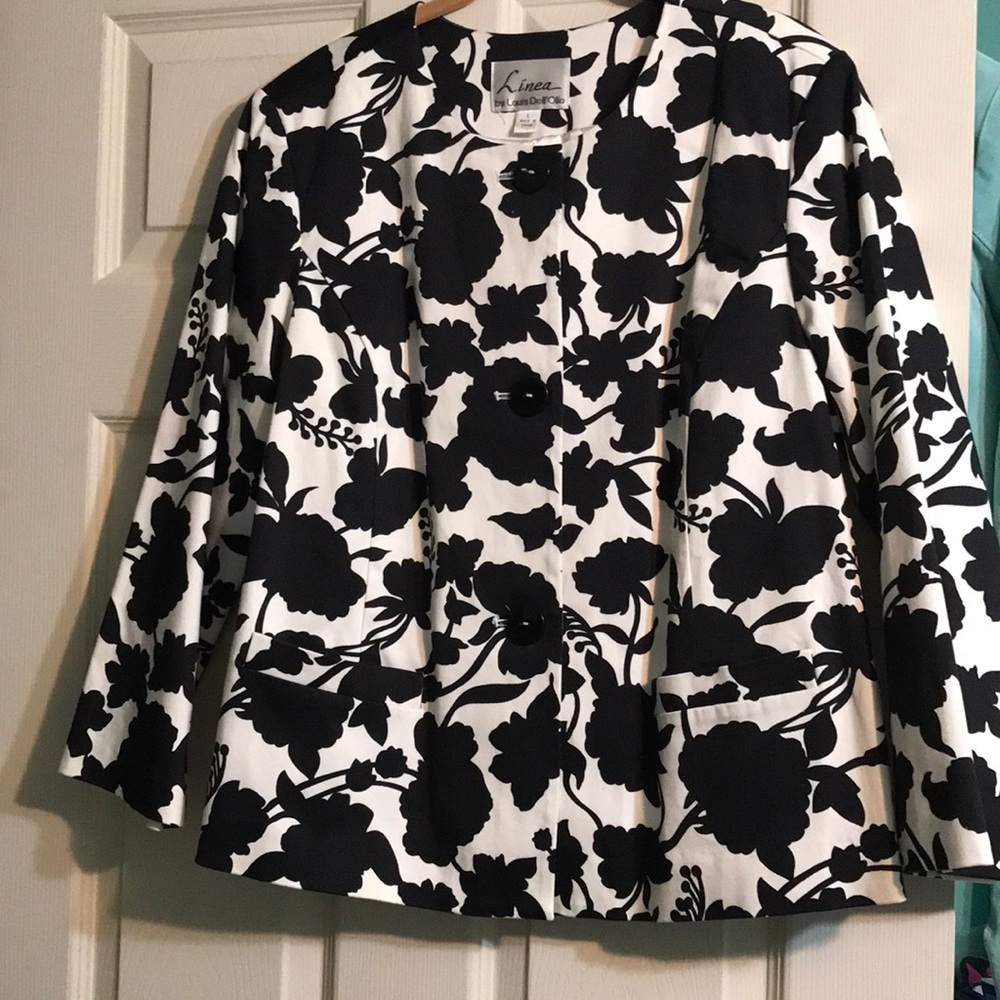 Linea by Louis Dell’Olio black and white jacket